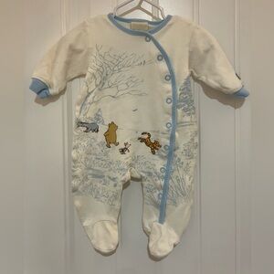 Vintage Disney Winnie the Pooh footie sleeper 0-3 month